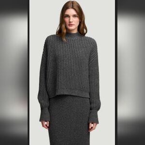 Argent Fisherman Skirt And Sweater Set